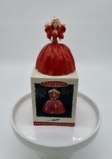VINTAGE 1993 Hallmark Keepsake Christmas Ornaments Holiday Red Barbie (Set of 3) picture
