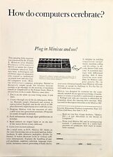 Minivac Digital Computer Simulator For Education Vintage 1963 Print Ad 8x11 picture