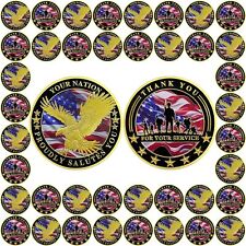 42Pcs Military Thank You for Your Service Challenge Coin Appreciation Coins Gift picture