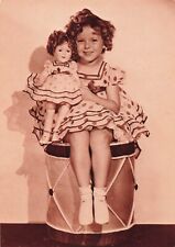 Shirley Temple Doll Actress Celebrity Entertainer Greeting Card Postcard picture