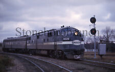 Original RR slide: NYC E7A/E8A passenger power near Detroit MI; 11/1963 picture