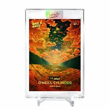 ONEILL CYLINDER Space Habitat Design Holo Gold Card 2023 GleeBeeCo #OLSP-G 1/1 picture