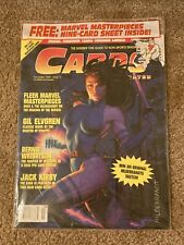 1994 Marvel Masterpieces Cards Illustrated Nov Magazine SEALED w 4- Uncut Sheet picture