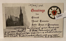 1904 PITTSBURGH FIRST LUTHERAN CHURCH LUTHER LEAGUE ANNUAL CONVENTION POSTCARD picture