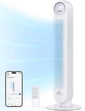 Oscillating Quiet Tower Fan, 4 Modes, 8H Timer, Works with WiFi Voice Control picture