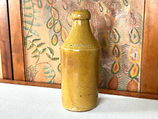 Antique Primitive Rustic Stoneware Whittemores Country Beer Bottle -New York, NY picture