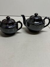 Vintage Moriage Hand Painted Teapot and sugar bowl picture
