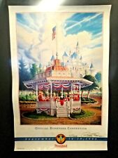 RARE LE 93 Disneyana Convention Souders Signed Disneyland Bandstand Gazebo Print picture
