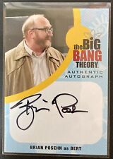 Cryptozoic The Big Bang Theory Auto #BP1 - Brian Posehn as Bert Excellent Cond picture