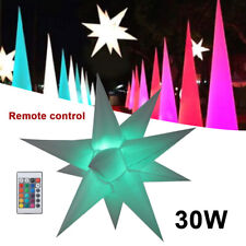 Inflatable Party Decoration Star with LED 7 Changeable Light and Blower Dia. 1M picture