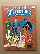 DC SECRET ORIGINS mini-comics x8 plus SUPER HEROES COLLECTOR'S ALBUM Batman 1981 picture