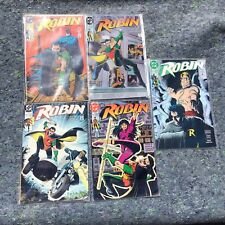 (Loft Of 5) Vint 1991 DC Comics Robin Complete 5 Part Mini Series + Dust Jacket picture
