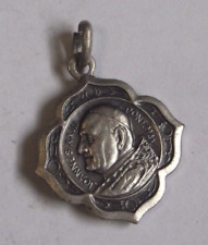 Vtg Joannes XXIII Pont Max Virgin Mary sunburst religious ornate medal Italy picture