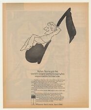 1983 Relax Man Resting on Music Note BMI Print Ad picture