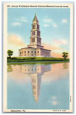 c1940's George Washington Masonic National Memorial Alexandria VA Postcard picture