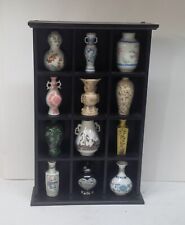 12 Piece Set Franklin Mint Treasures Of Imperial Dynasties Japan Miniature Vases picture