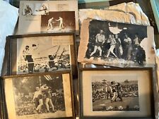 Boxing early 1900’s Boxing Rare photos Most original framed.  picture