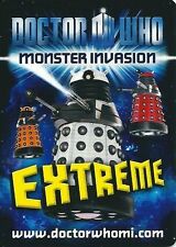 Doctor Who Monster Invasion Extreme RARE OR SUPER RARE FOILS...CHOOSE picture