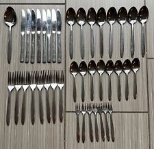 vintage edward don company pattern Don 3 stainless flatware set of 40 picture