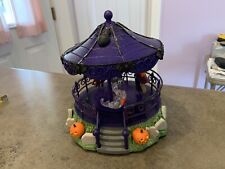 2008 Avon Halloween Light Up Moving Carousel With Spooky Sounds Not Tested Read picture