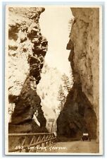 c1910's Sinclair Canyon Canada, Car Dirt Road RPPC Photo Antique Postcard picture