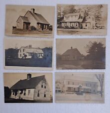Lot of 6 RPPC Real Photo Postcards Homes Early 1900s ? picture