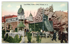 Vintage Postcard Coal Mine, Luna Park, Coney Island, N.Y. Divided Back Unp picture