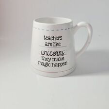 Mud Pie Unicorn Teacher Mug Uplifting picture