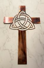 Celtic Infinity Knot Metal Wall Cross 16 1/4