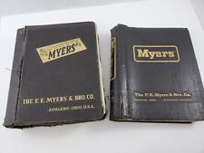 F E Meyers Huge Binder 1950s 1960s Parts Catalog Pumps Water Systems Service picture