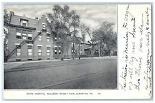 c1905 State Hospital Mulberry Street View Scranton Pennsylvania Vintage Postcard picture