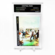 SKATING IN CENTRAL PARK Art Card 2023 GleeBeeCo Holo History #SKNW-L /49 picture