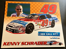 2003 Kenny Schrader #49 AT&T BAM Racing Dodge - NASCAR Hero Card Handout picture