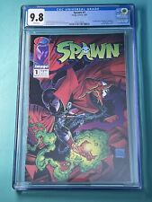 Spawn #1 CGC 9.8 NM/M White Pages Key Issue Image 1992 1st Al Simmons Sam Twitch picture