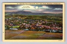 Sevierville TN-Tennessee, Aerial Great Smoky Mountains, Vintage Postcard picture