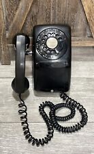 Vintage 1960s AECD General Telephone Wall Mount Black Rotary Dial Telephone picture