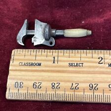 Outstanding 1920s miniature pipe wrench measures less than 2 inches long RARE picture