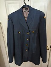 1990 Canadian Canada Air Force Dress Jacket Tunic Blue picture
