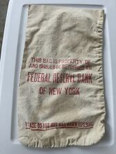 Federal Reserve Bank New York NY Money Bag picture