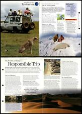 Ecotourism #16 - Save Planet Discovering Wildlife Fact File Fold-Out Card picture