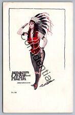 Native American Princess Minnie Haha Sexy Indian Artist Signed Wilson M205 picture