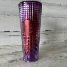 Starbucks Summer 2021 - Pink and Blue 24 oz Grid Cold Cup (Tumbler) - W/O Straw picture