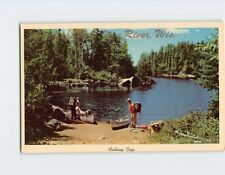 Postcard Fishing Trip Scene picture