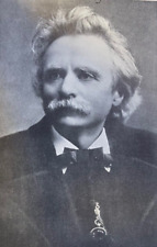 1907 Vintage Magazine Illustration Composer Edvard Grieg picture