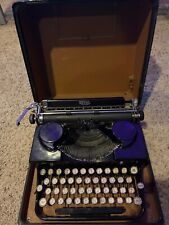Antique 1930 Royal Model P Typewriter w Case, Serial Number P232200, NY made. picture