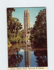 Postcard Florida's Majestic Singing Tower and its Reflection USA picture