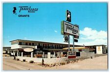 c1950's Travel Lodge Hotel Restaurant Cottages Grants New Mexico NM Postcard picture