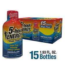 5-hour ENERGY Shot, Regular Strength, Berry, 15 Count picture
