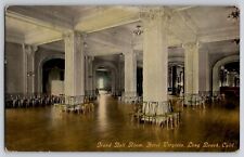Grand Ball Room Hotel Virginia Interior Long Beach CA Postcard 1912 picture