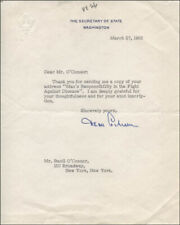 DEAN ACHESON - TYPED LETTER SIGNED 03/27/1952 picture